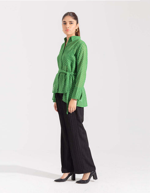 TEXTURED SHEAR SHIRT